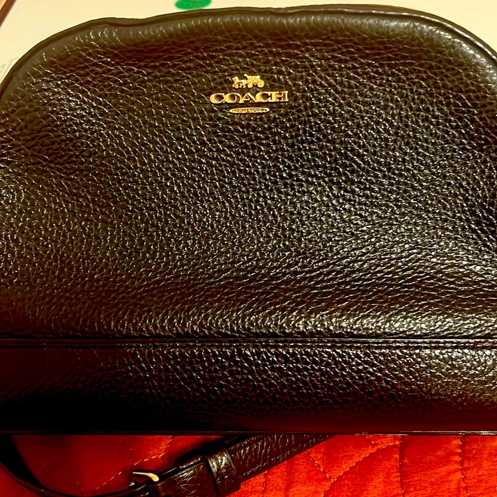 Black Coach crossbody